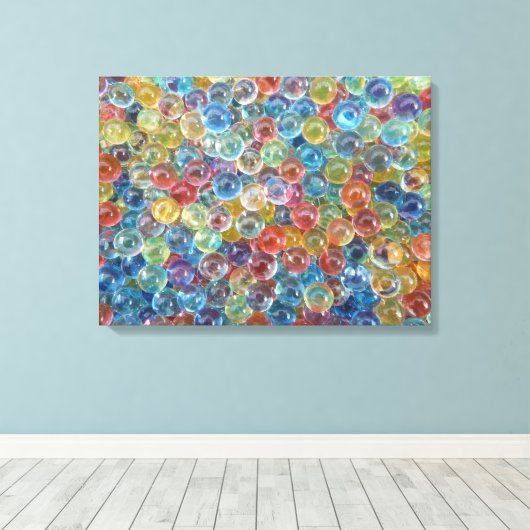 Glasperlen, eingewickelt leinwanddruck (Insitu (Holzboden))