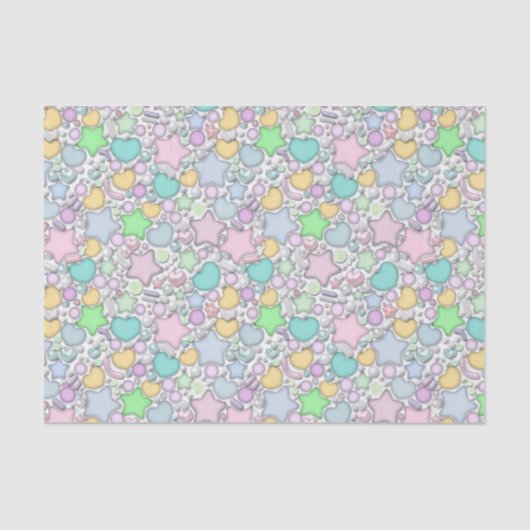 Glasperlen, Schmuck Seidenpapier (Vorderseite)