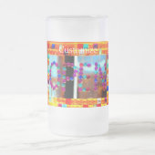 Glasperlenzeichen Mattglas Bierglas (Mittel)