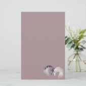 "Glaspferd" ~ Lavendel-Briefpapier Briefpapier (Stehend Vorderseite)
