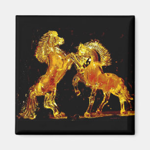 Glaspferde von Murano Italien Magnet