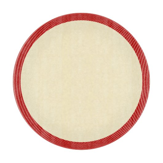 GLASpizza-PLATTE U. SCHNEIDEBRETT (Vorderseite)