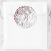 Glasplatz Runder Aufkleber (Tasche)