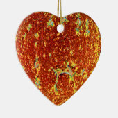 Glasposter aus Gold Keramik Ornament (Rechts)