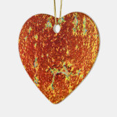 Glasposter aus Gold Keramik Ornament (Links)