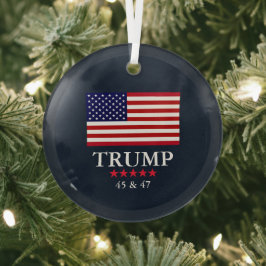 GLASPRÄSIDENT DONALD TRUMP CHRISTMAS ORNANATION ORNAMENT AUS GLAS