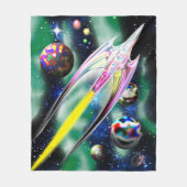 Glasrakete Fleecedecke (Vorderseite)