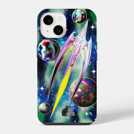 Glasrakete iPhone Hülle (Rückseite)