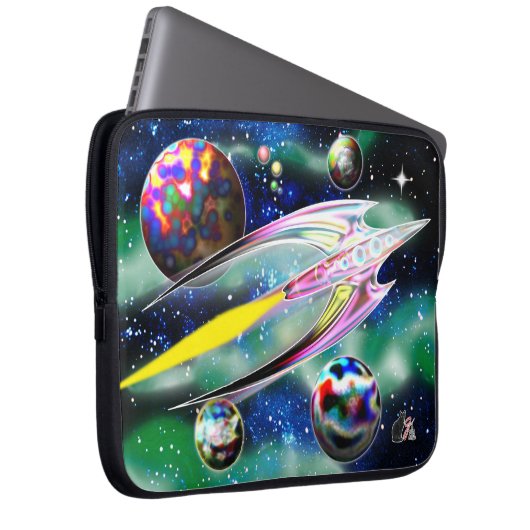 Glasrakete Laptopschutzhülle (Vorne Rechts)