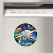 Glasrakete Magnet (In Situ (Geschirrspüler))