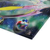 Glasrakete Schneidebrett (Ecke)