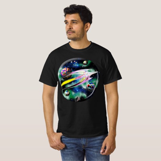 Glasrakete T-Shirt (Vorne ganz)