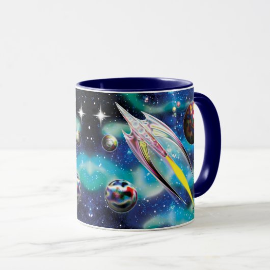 Glasrakete Tasse (VorderseiteRechts)