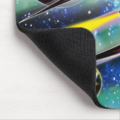 Glasraketenmousepad Mousepad (Ecke)