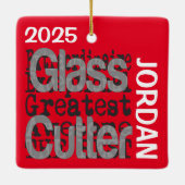 Glasritzer Extraordinaire CUSTOM Keramikornament (Rückseite)