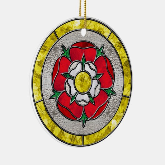 GlasRose Keramik Ornament (Rechts)