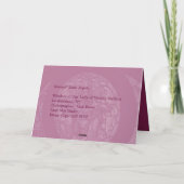 Glass Angels Weihnachtskarte Feiertagskarte (Rückseite)