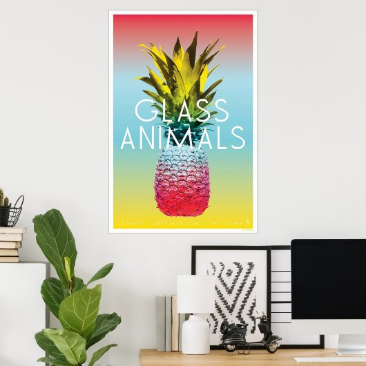 Glass Animals Tour Poster (Heimbüro)