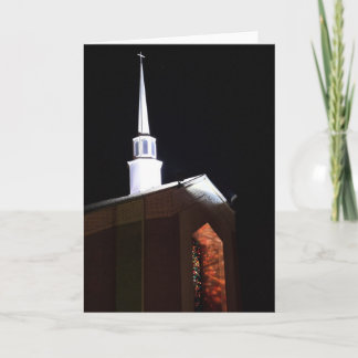 Glass at Night Grußkarte Feiertagskarte