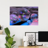 Glass Balls Poster (Heimbüro)