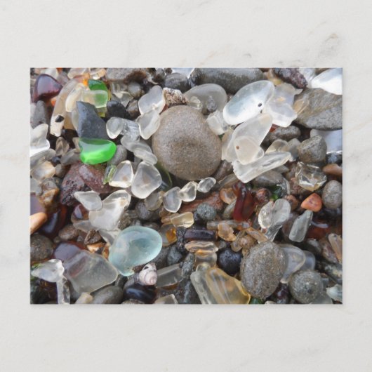 Glass Beach - Fort Bragg, CA Postkarte (Vorderseite)
