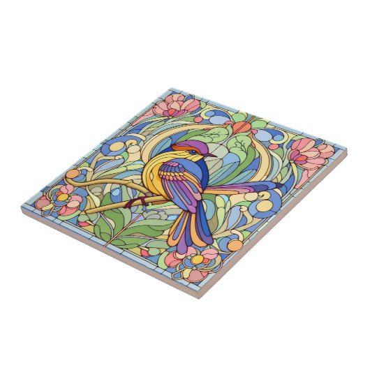 Glass Bird Fliese (Seite)