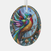 Glass Bird Ornament Aus Glas (Vorderseite Rechts)