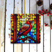 Glass Bird Personalisiert Weihnachten Keramikornament