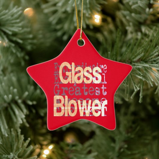 Glass Blower Extraordinaire Keramik Ornament (Baum)