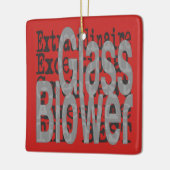 Glass Blower Extraordinaire Keramikornament (Links)