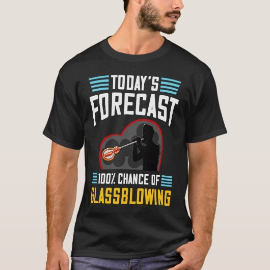 Glass Blowing Glassblower Glassworking Artist T-Shirt (Vorderseite)