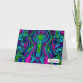 Glass Blown Dankeskarte (Vorderseite)