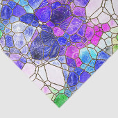 Glass Blue Lila Green Decoupage Seidenpapier (Ausschnitt)