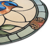 Glass Bluebird Schneidebrett (Ecke)