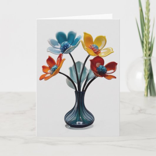 Glass Bouquet Karte (Vorderseite)