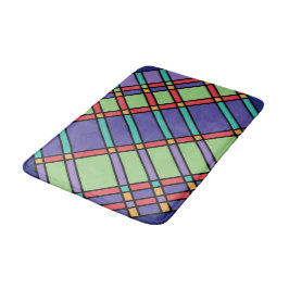 Glass Bright Colors Badematte