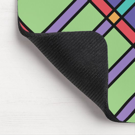 Glass Bright Colors Mousepad (Ecke)