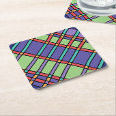 Glass Bright Colors Rechteckiger Pappuntersetzer (angewinkelt)