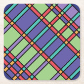 Glass Bright Colors Rechteckiger Pappuntersetzer (Vorderseite)