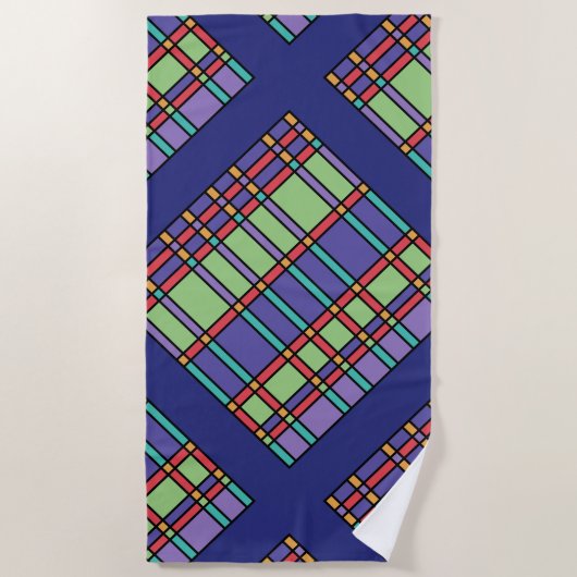 Glass Bright Colors Strandtuch (Vorderseite)