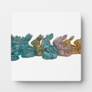 Glass Bunnies Fotoplatte