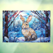 Glass Bunny Fensteraufkleber (Blatt 3)