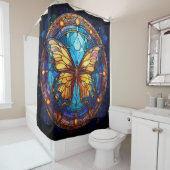 Glass Butterfly Duschvorhang (Beispiel)