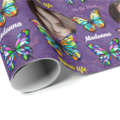 Glass Butterfly Geschenkpapier (Rolleneckpunkt)