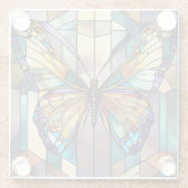 Glass Butterfly Glasuntersetzer (Rückseite)