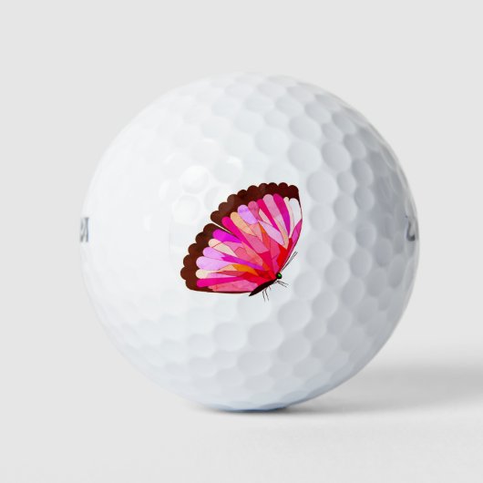 Glass Butterfly Golf Balls Golfball (Vorderseite)