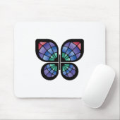 Glass Butterfly Mousepad (Mit Mouse)