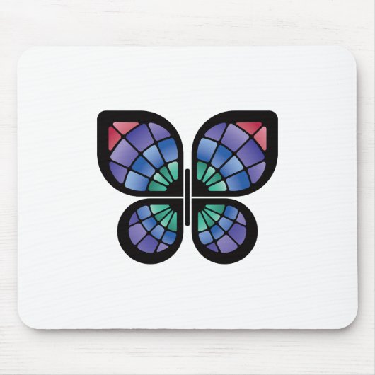 Glass Butterfly Mousepad (Vorne)