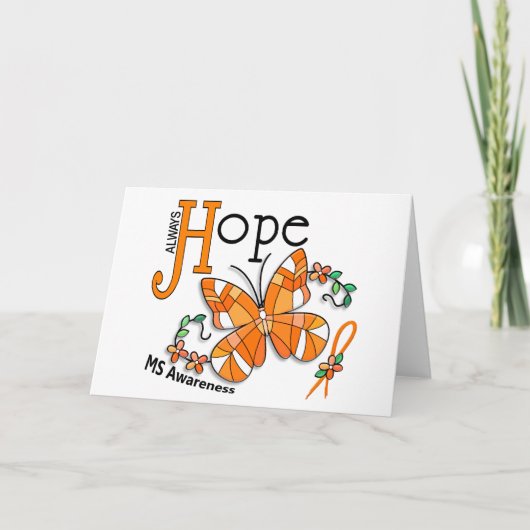 Glass Butterfly MS Karte (Vorderseite)