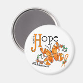 Glass Butterfly MS Magnet (Vorderseite/Rückseite)